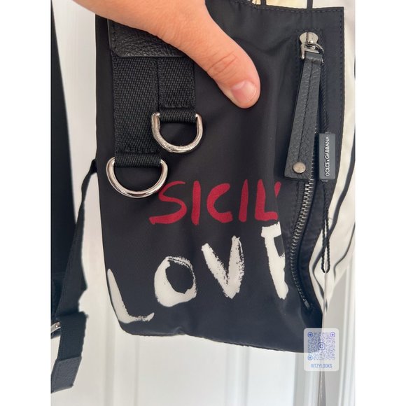 Dolce&Gabbana DG Royal King Unisex Designer Graphic Laptop Backpack - Picture 7 of 15